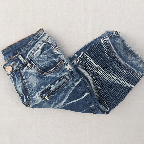 Distressed Jean Shorts Mens Size 28 - Picture 2 of 10